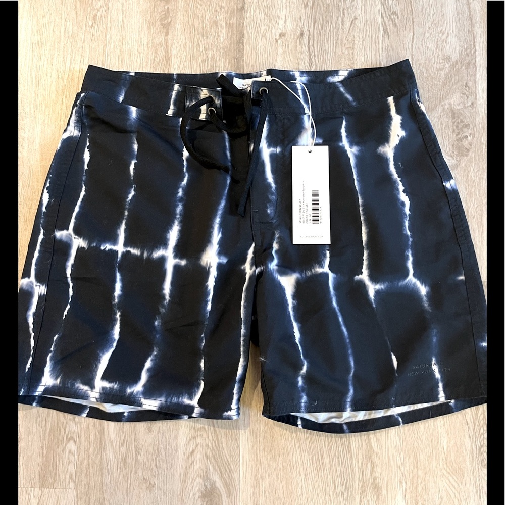 Saturdays NYC Men’s Boardshort Swim Trunk Size 30, New with Tags
